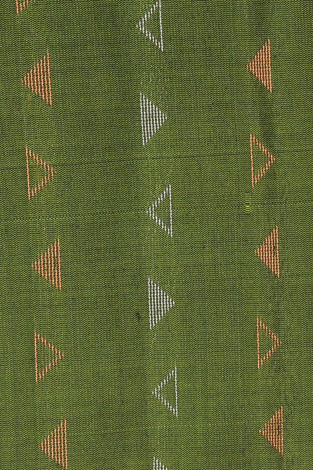 Golden Green Silk Saree