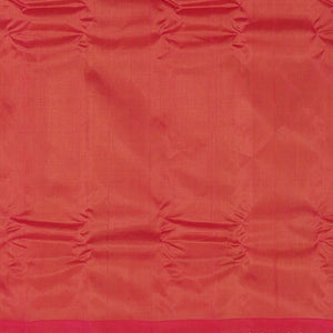Gadwal Silk Cotton Dark Cream Saree