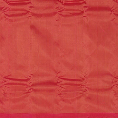 Gadwal Silk Cotton Dark Cream Saree