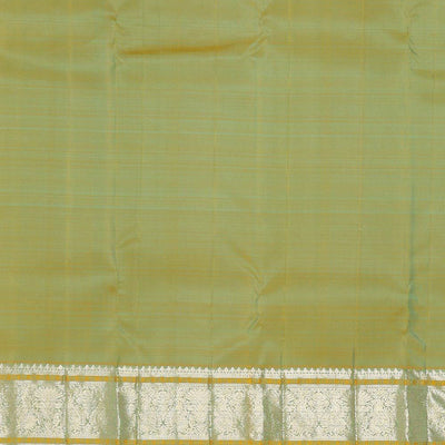 Kanchipattu Aqua Blue Brocade Saree