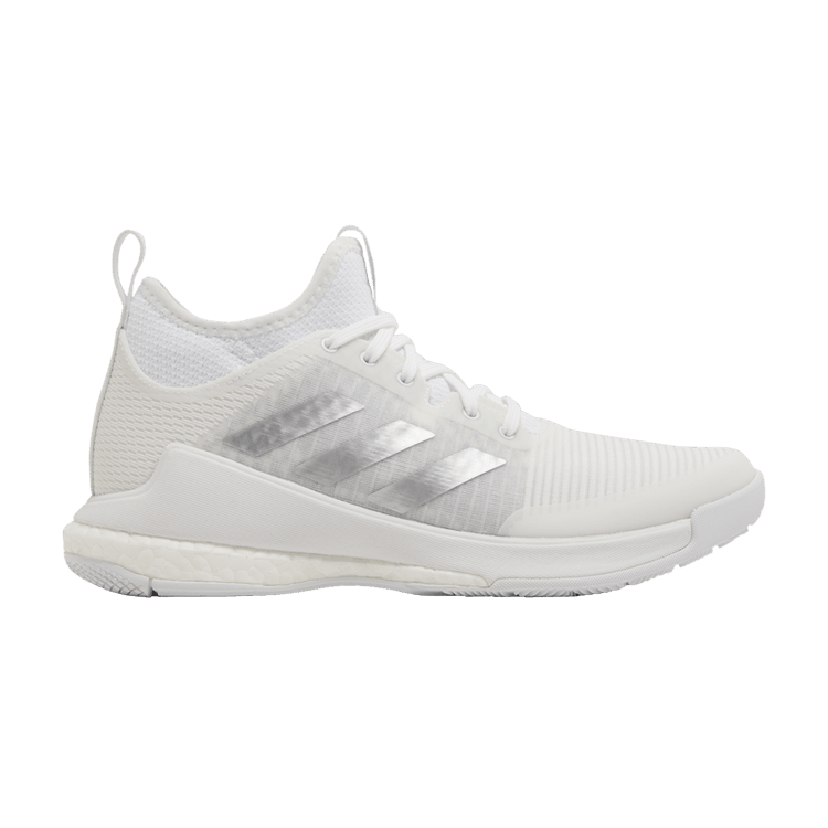 adidas Crazyflight Mid Cloud White Silver Metallic Grey (Women's)