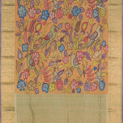 Kanchi Silk Kalamkari Dupatta