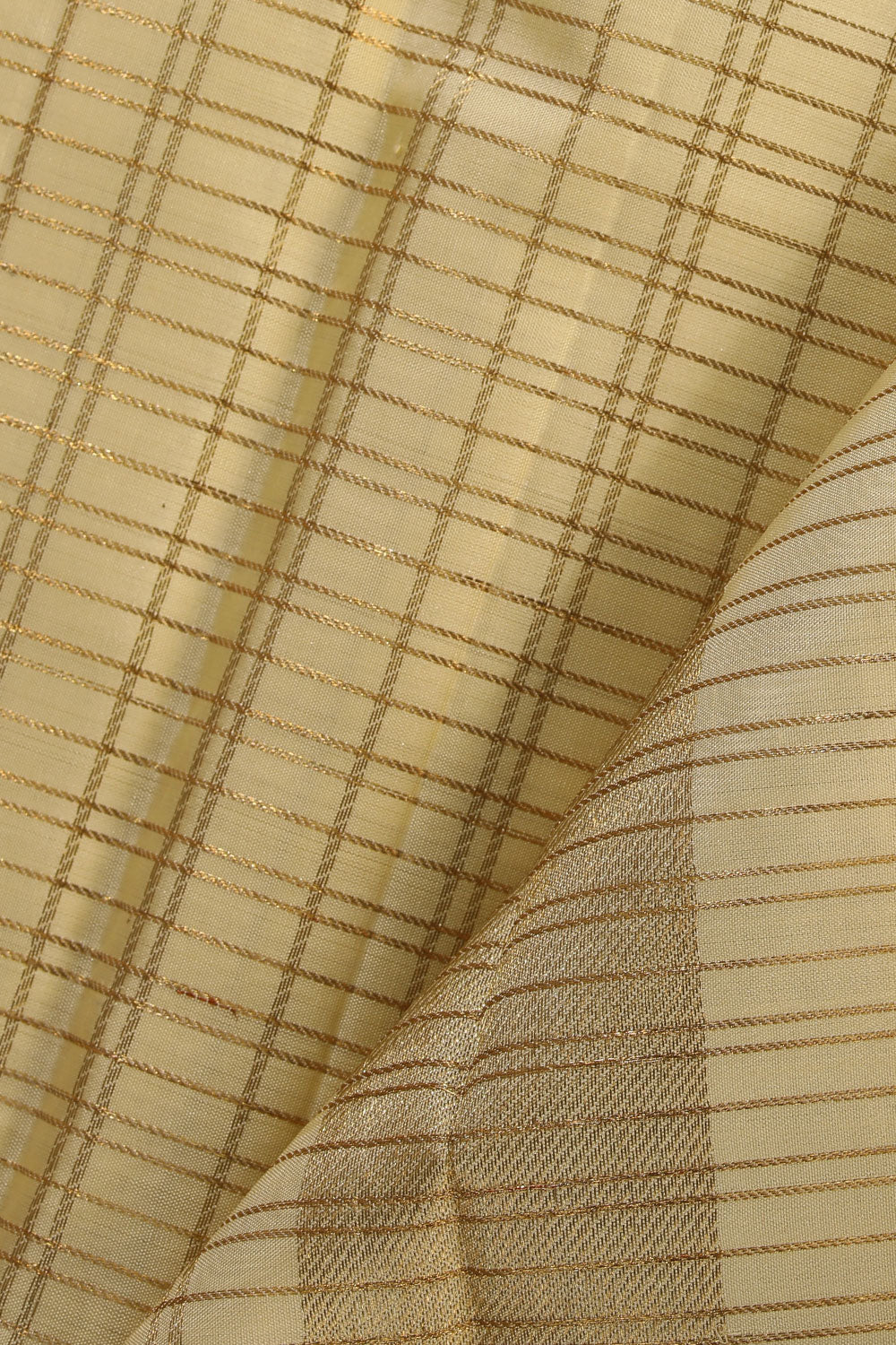 Kanchi Silk Cream Traditional Dhoti With Kanduva (8 X 4)