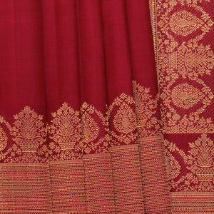 Gorgeous Deep-Wine Violet Saree