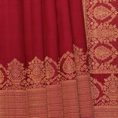 Gorgeous Deep-Wine Violet Saree