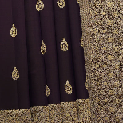Gorgeous Violet Saree