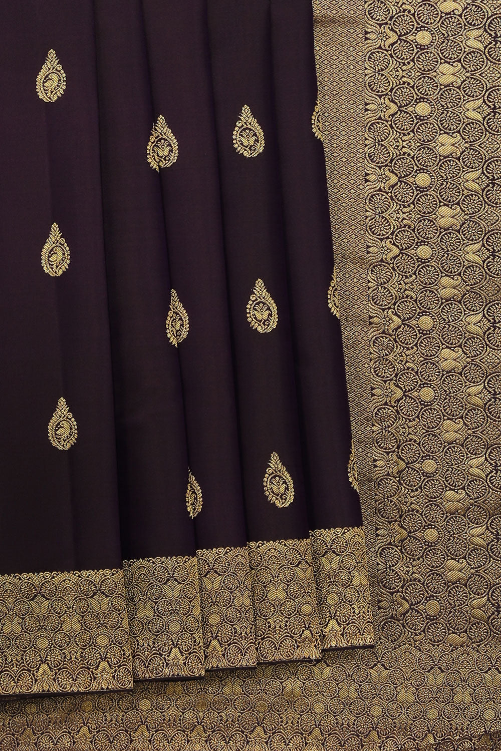 Gorgeous Violet Saree