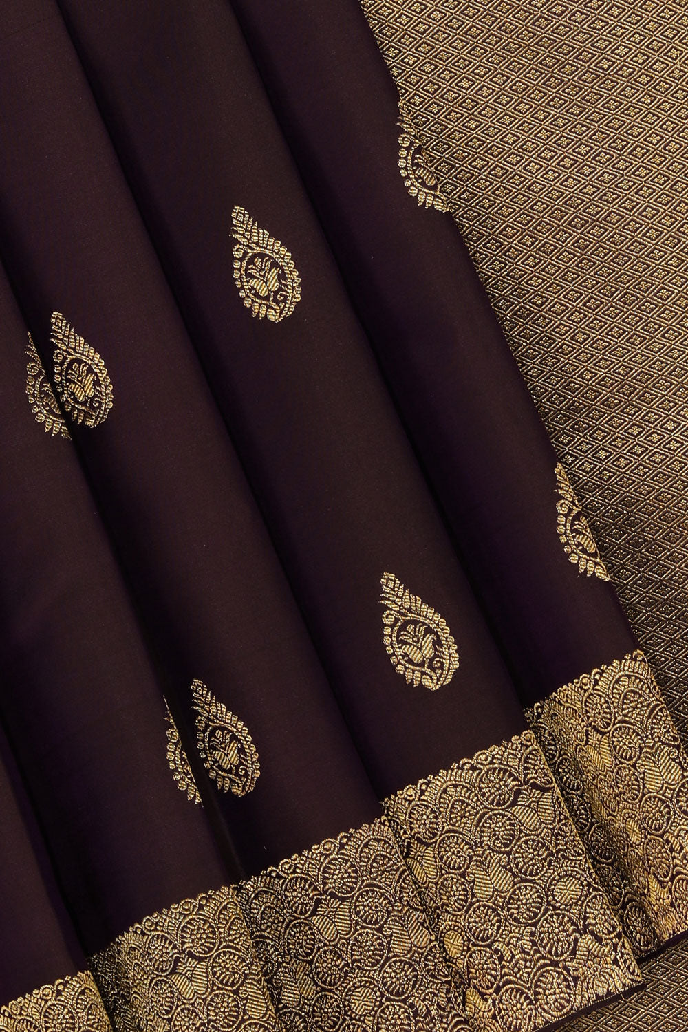 Gorgeous Violet Saree
