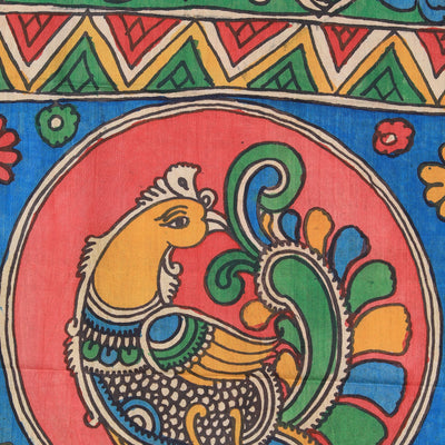 Kanchi Silk Kalamkari Dupatta