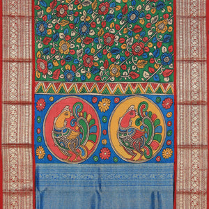 Kanchi Silk Kalamkari Dupatta