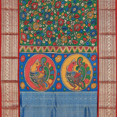 Kanchi Silk Kalamkari Dupatta