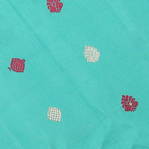 Gadwal Silk Sea-Green Saree