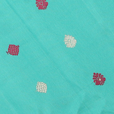 Gadwal Silk Sea-Green Saree
