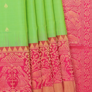 Gorgeous Silk Green Saree