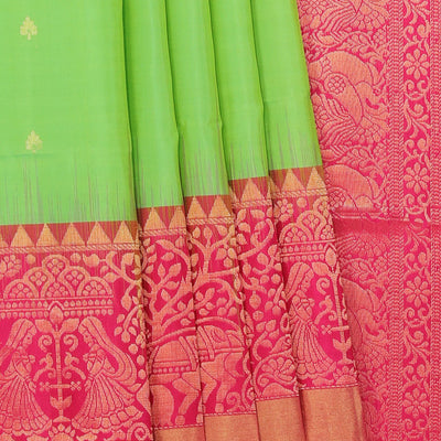 Gorgeous Silk Green Saree