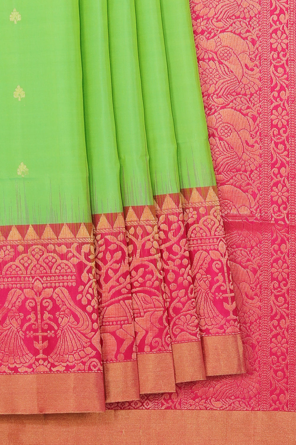 Gorgeous Silk Green Saree