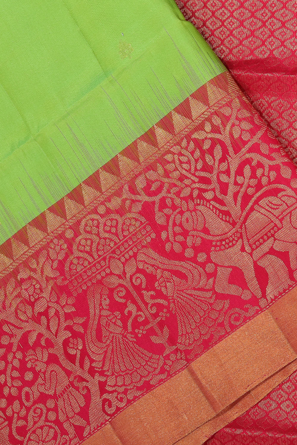Gorgeous Silk Green Saree