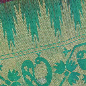Gorgeous Silk Violet Saree