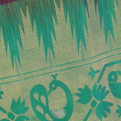 Gorgeous Silk Violet Saree