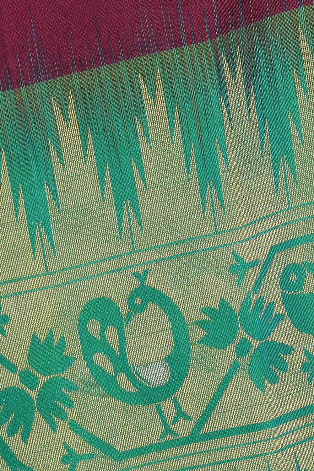 Gorgeous Silk Violet Saree