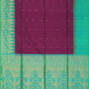 Gorgeous Silk Violet Saree