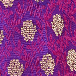 Gorgeous Silk Violet Saree