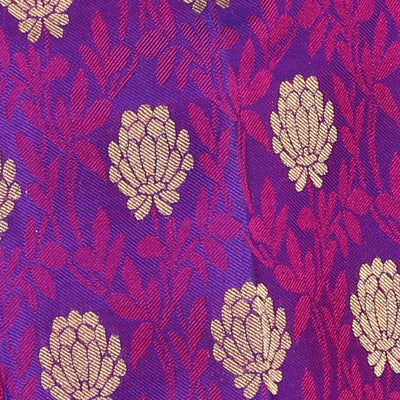 Gorgeous Silk Violet Saree