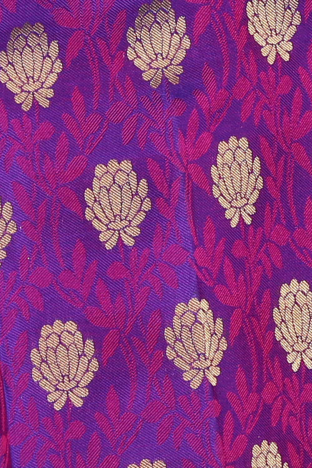 Gorgeous Silk Violet Saree