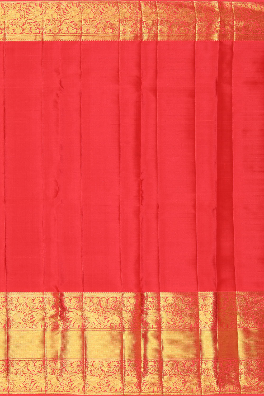 Kanchipattu Brocade Brown Saree