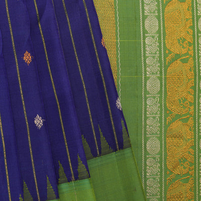 Gadwal Silk Purple Saree