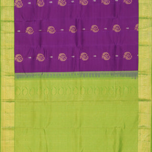 Kanchi Pattu Violet Saree