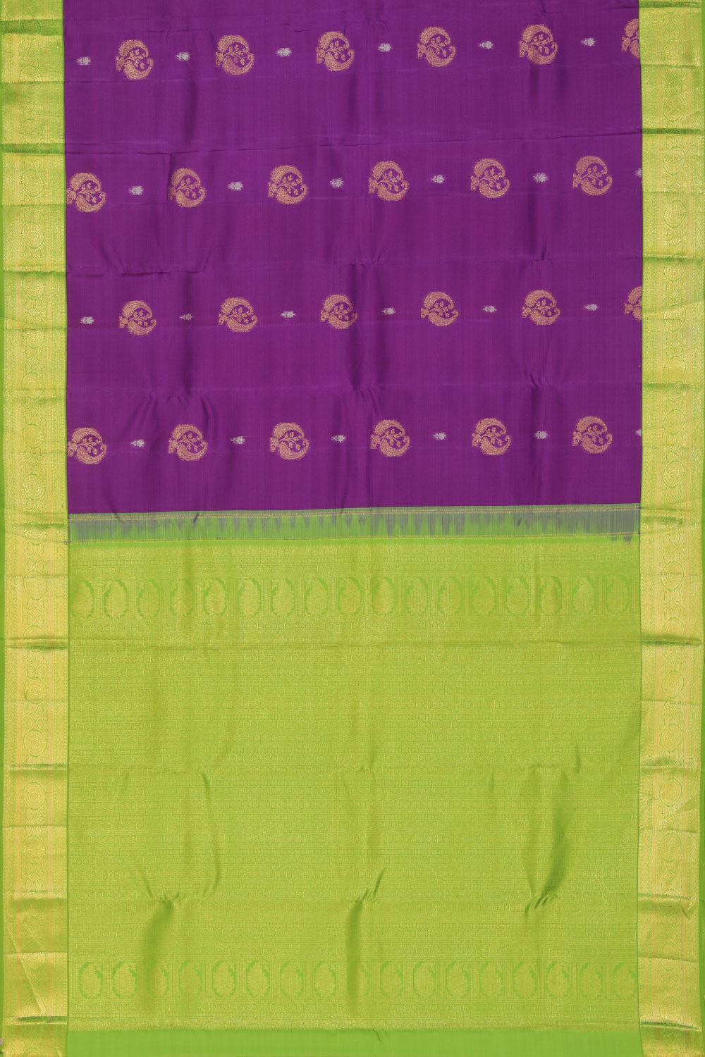 Kanchi Pattu Violet Saree