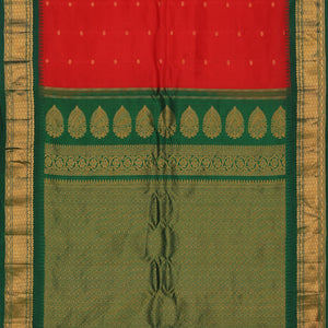 Gadwal-Silk Red Saree