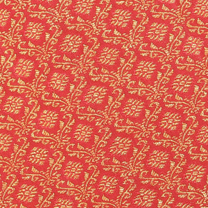Kanchipattu Brocade Coral Peach Saree