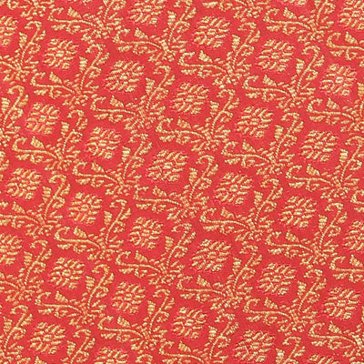 Kanchipattu Brocade Coral Peach Saree