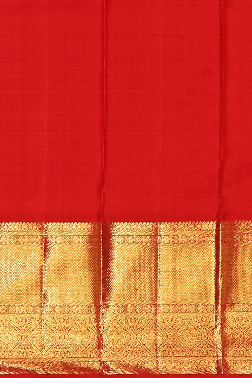 Kanchipattu Bottle Green Pavada Unstitched Set