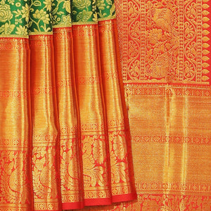 Kanchi Silk Green Saree