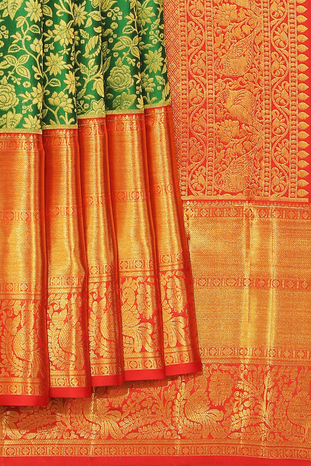 Kanchi Silk Green Saree