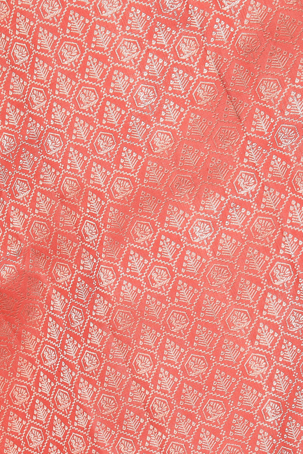 Kanchi Silk Brocade Pink Saree