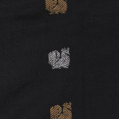 Gadwal Silk Black Dupatta