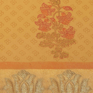 Georgette Yellow Saree