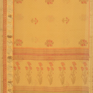 Georgette Yellow Saree