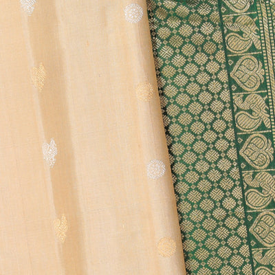 Gadwal Silk Beige Saree