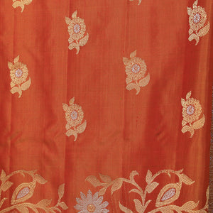 Gadwal Silk Mustard Saree