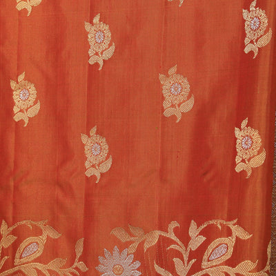 Gadwal Silk Mustard Saree