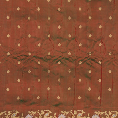 Gadwal Silk Mustard Saree