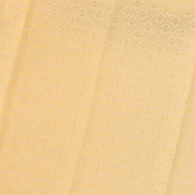 Kanchipattu Brocade Cream Saree