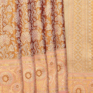 Kanchipattu Brocade Gold Saree