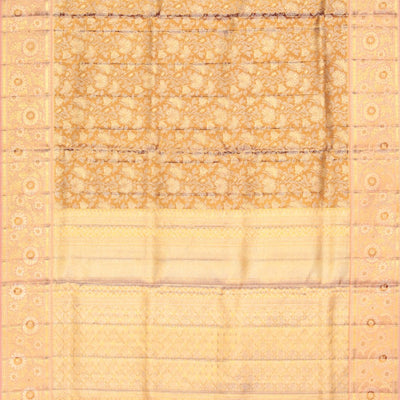 Kanchipattu Brocade Gold Saree