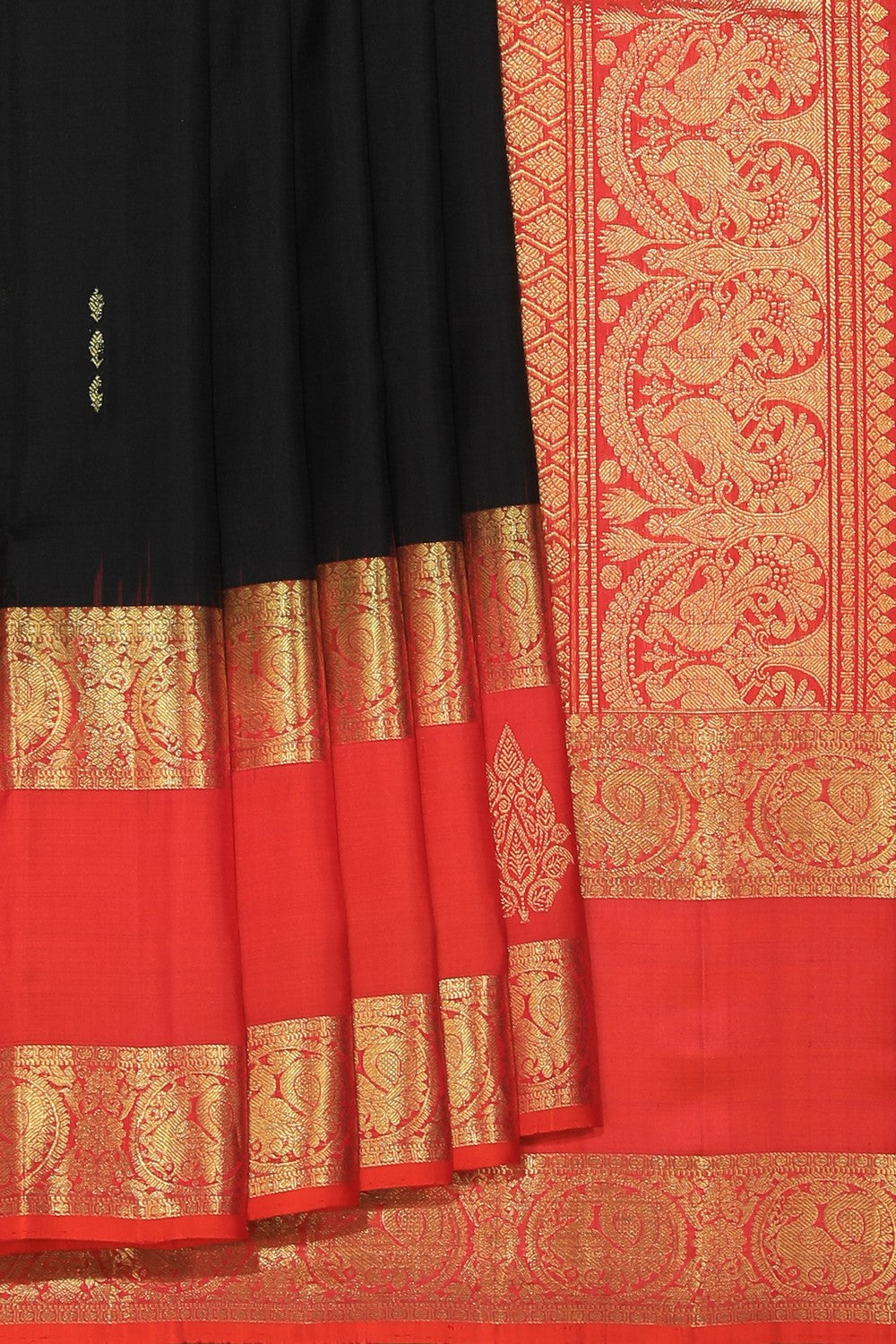Kanchi Silk Black Saree